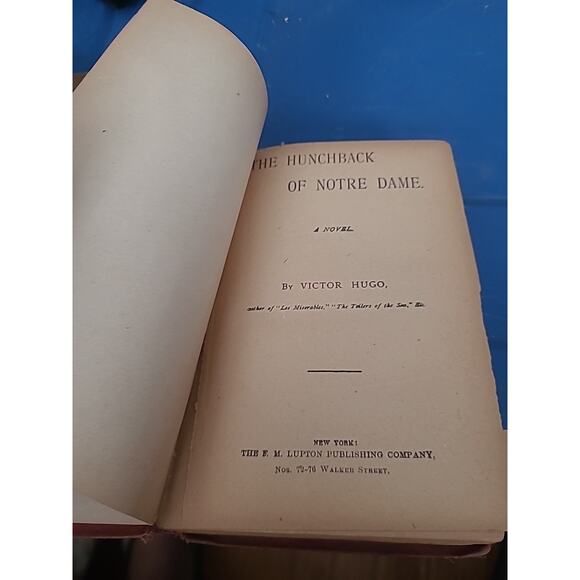 the hunchback of notre dame avon edition F.m. Lupton Rare Vintage Amazing - Picture 5 of 5